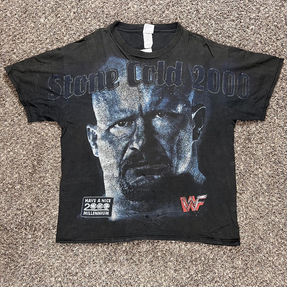 2000 Vintage Stone Cold “Millennium” T Shirt
